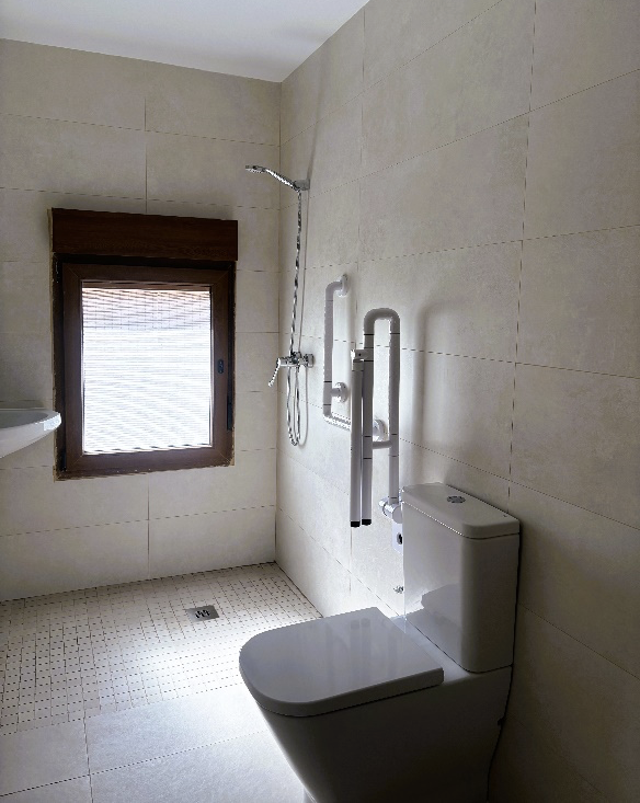 Accesibilidad total en cuartos de baño